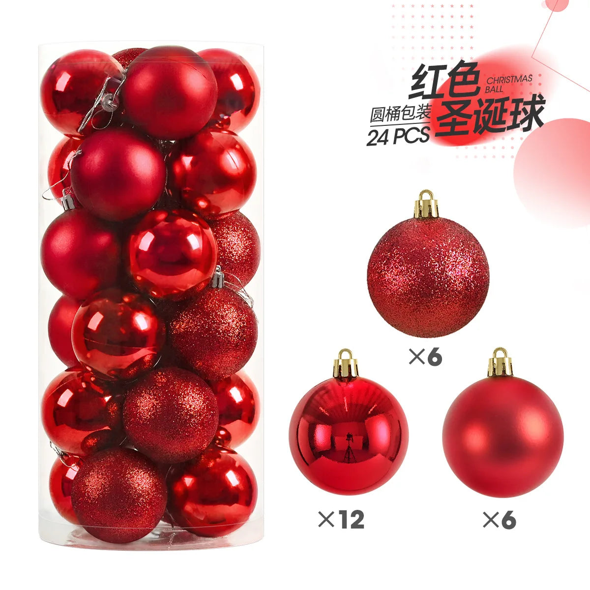 Christmas Tree Hanging Ornament Balls