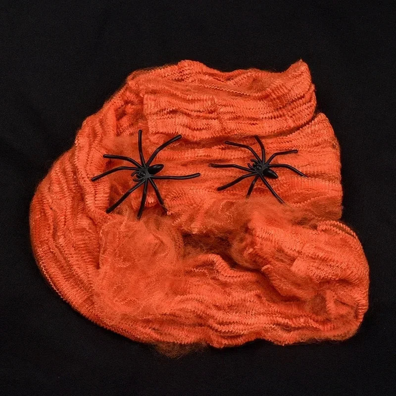Halloween Stretchy Spider Web Decor