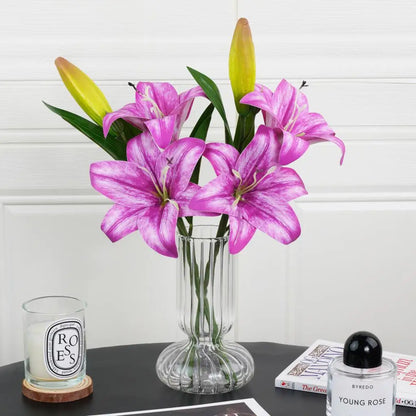 Artificial Silk Lily Bouquet