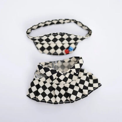 Yoocour Labubu Checkerboard Tennis Outfit