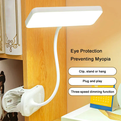 Bendable USB Clip Reading Lamp