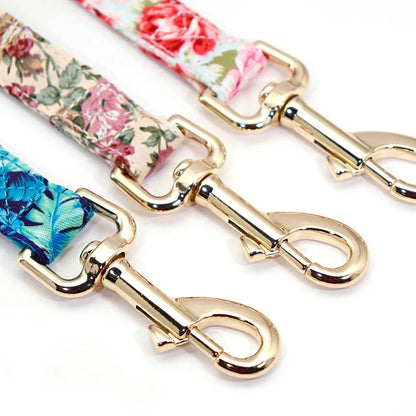 Cute Printed Pet Harness Set