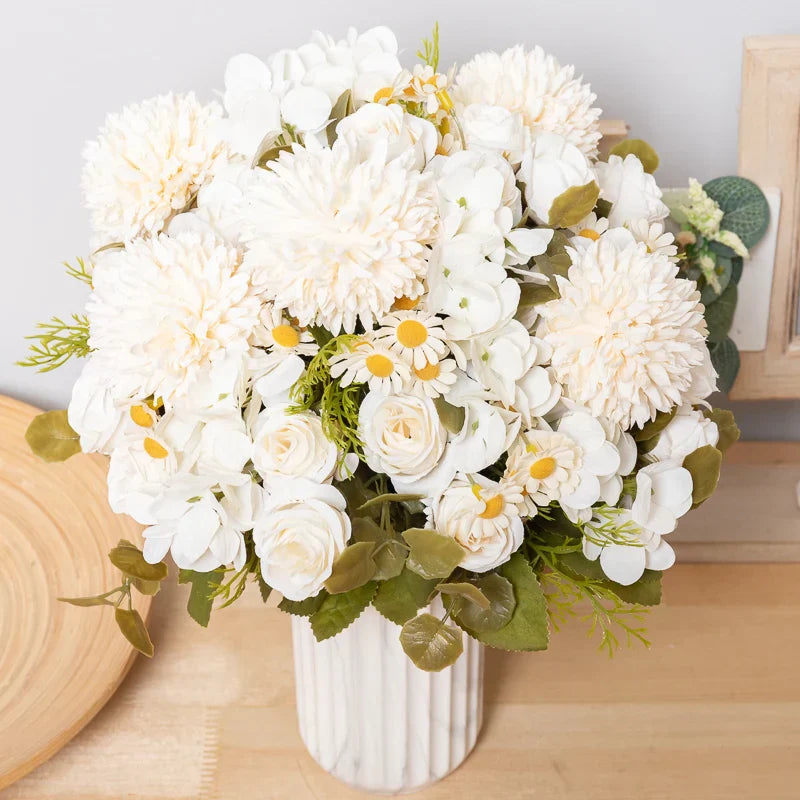 Silk Dandelion Flower Bouquet