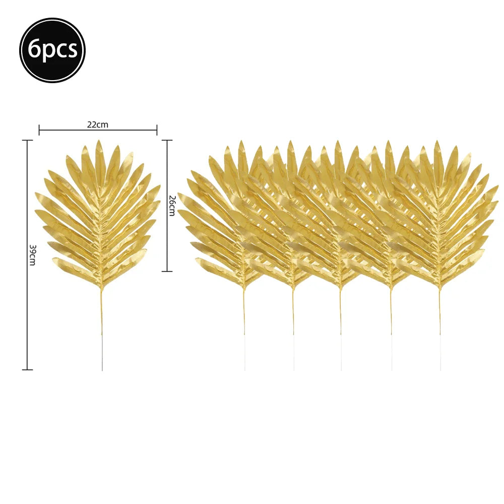 Artificial Tropical Palm Monstera Leaves