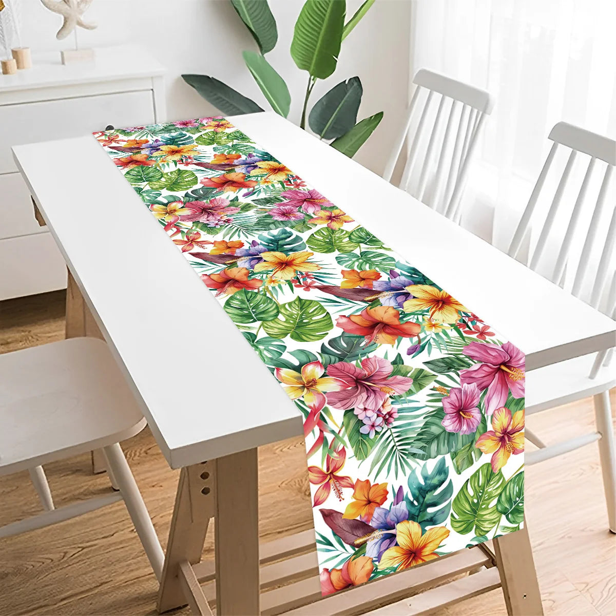 Hawaiian Luau Garland Party Tablecloth