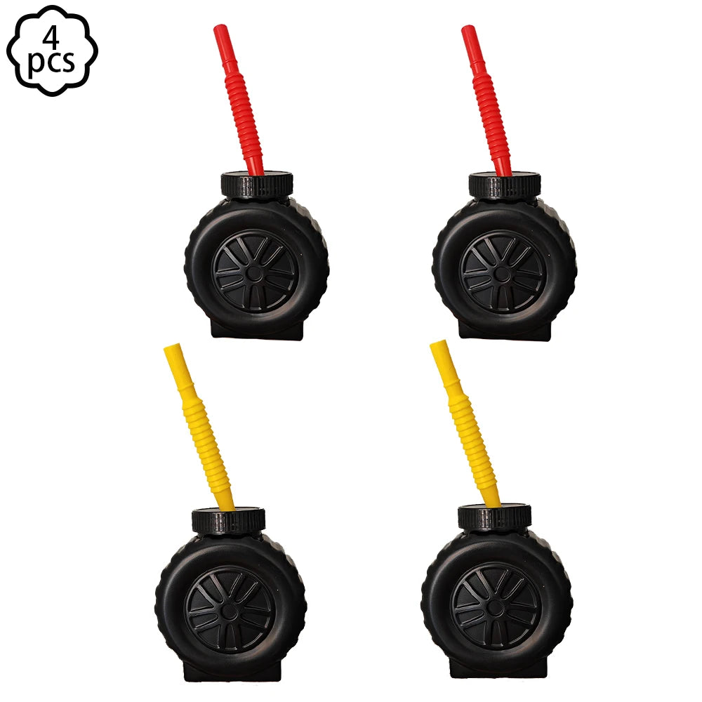 Racing Car Checkered Table Runner