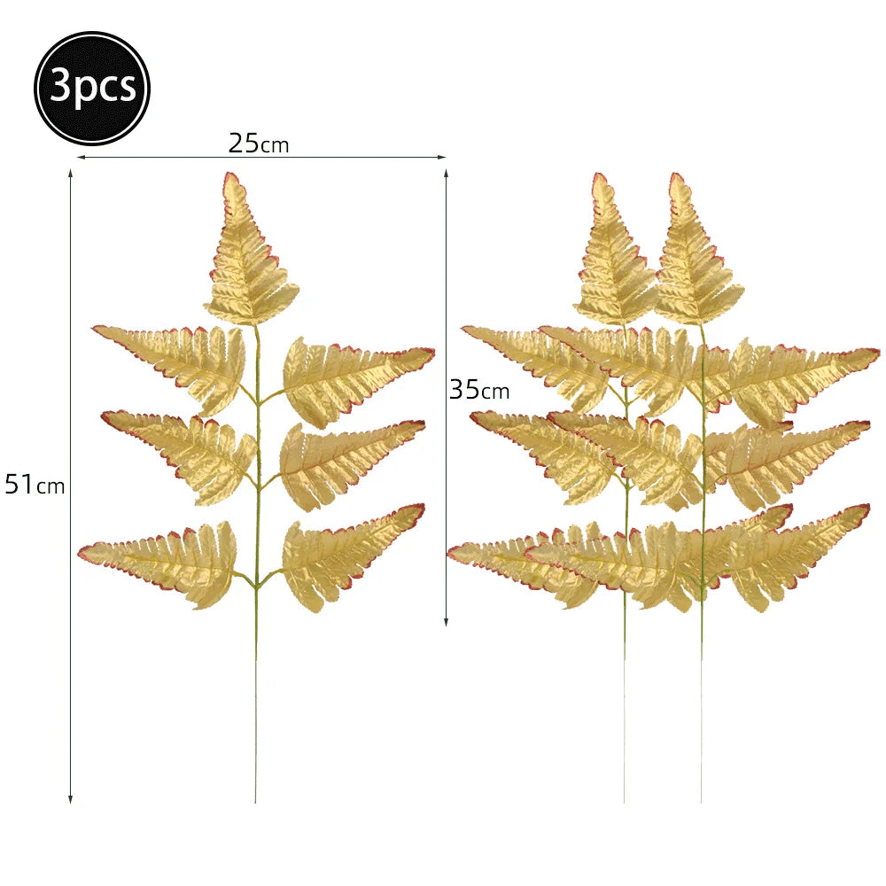Artificial Tropical Palm Monstera Leaves