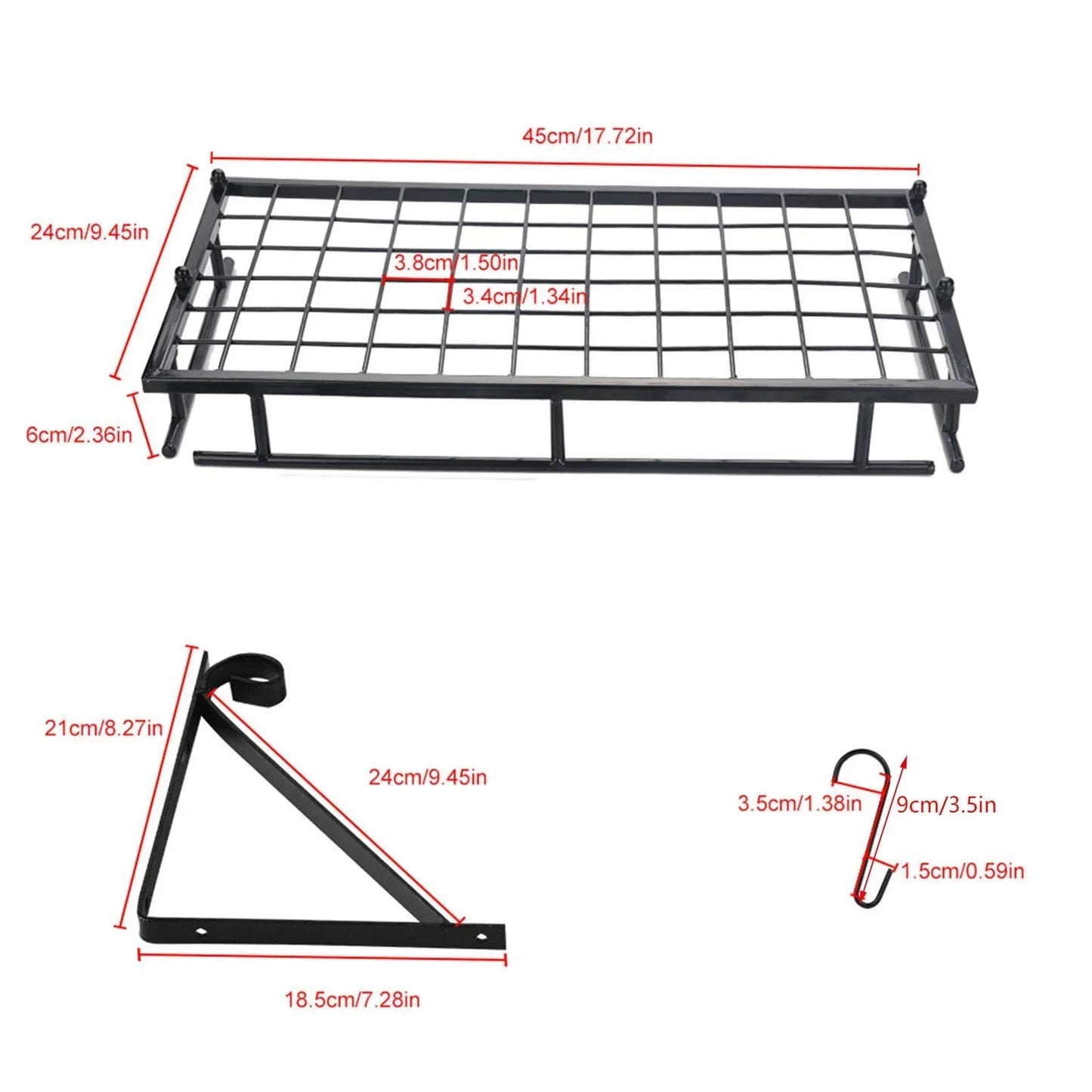Wall Mounted Pot Pan Rack