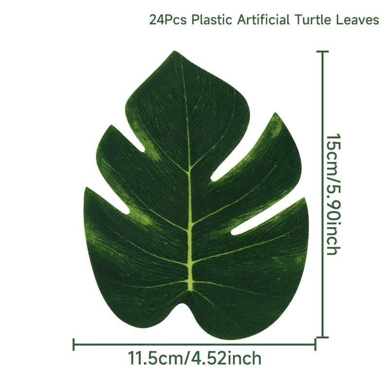 Artificial Tropical Palm Leaf Decor