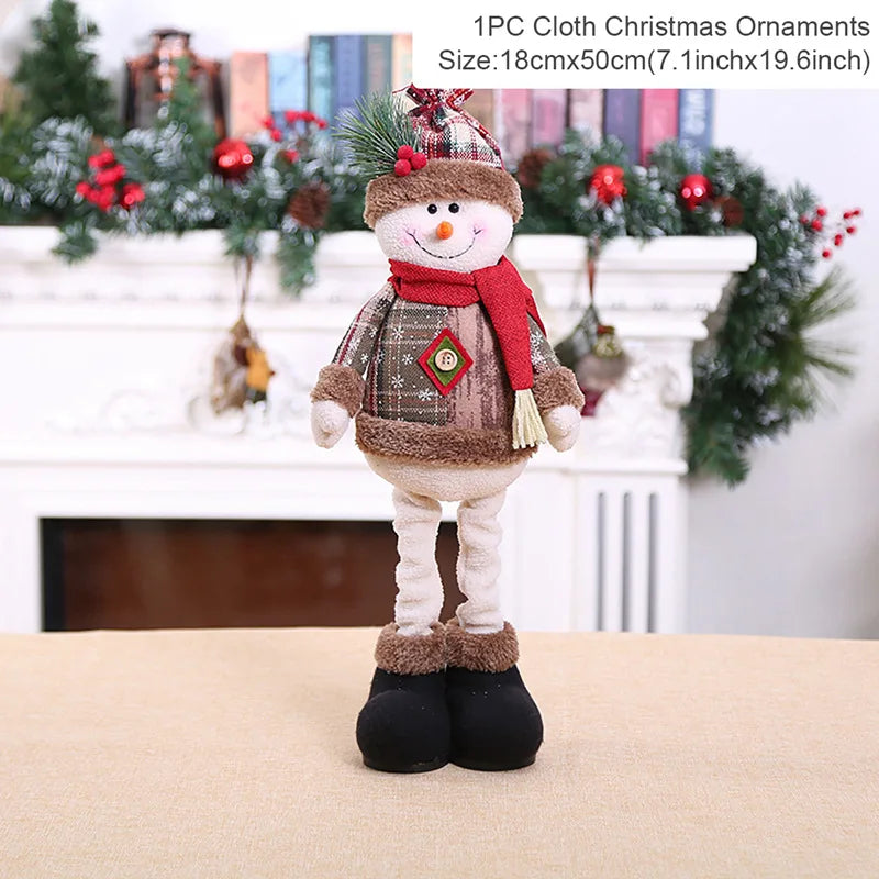 Christmas Santa Doll Home Decor