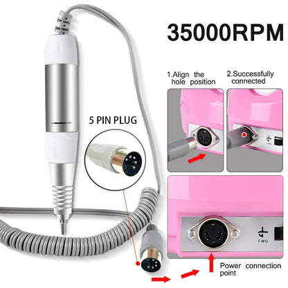 High-Speed Electric Nail Drill