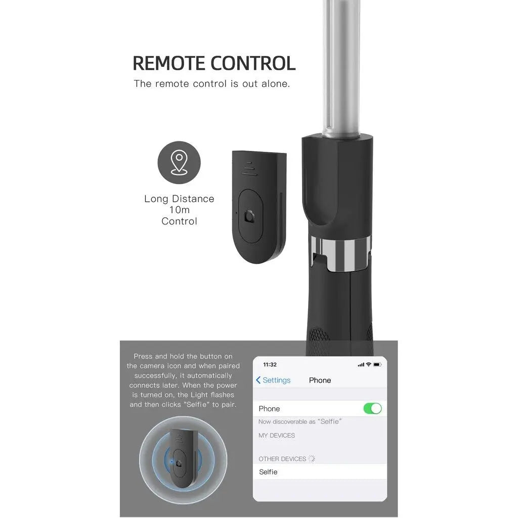 H1 Wireless Bluetooth Selfie Stick
