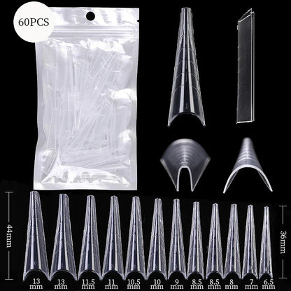 100Pcs Full Cover Nail Tips