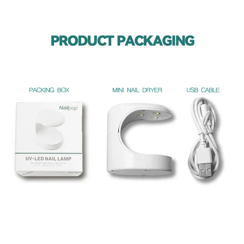 NAILPOP Small UV Nail Lamp