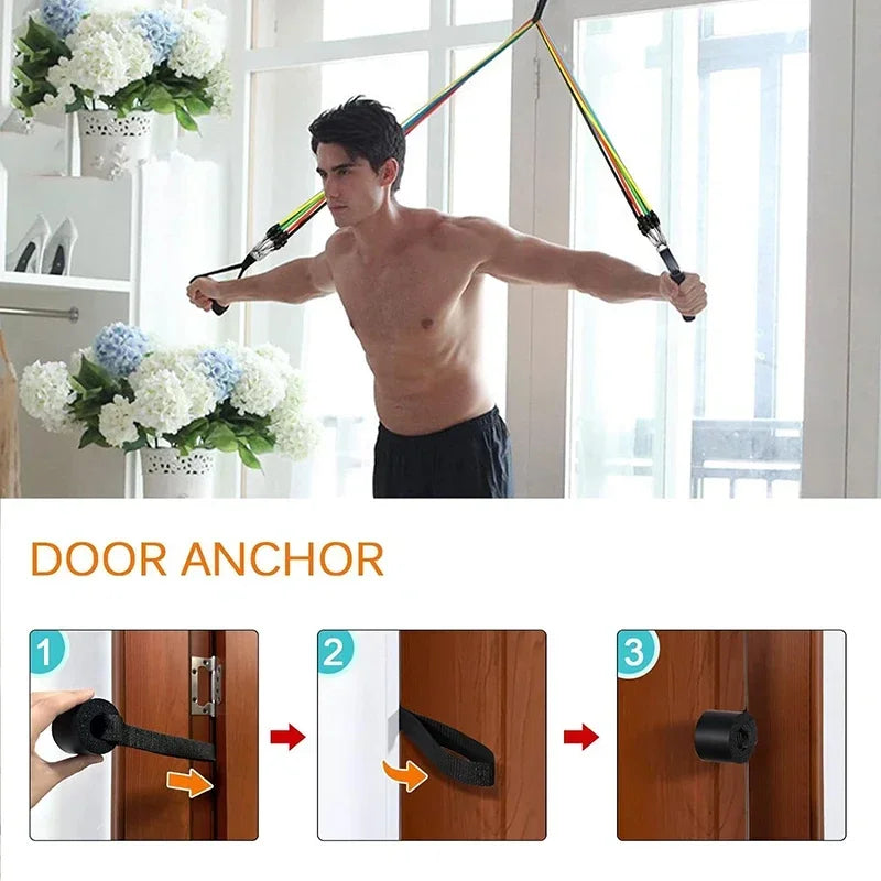 11pcs Resistance Bands Set