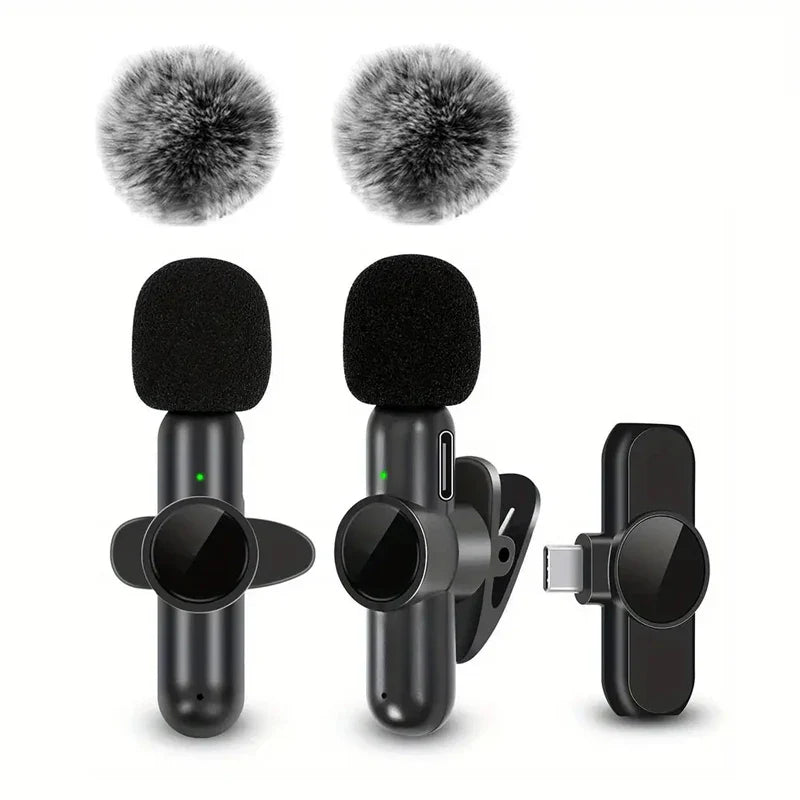 SWZYOR Wireless Lavalier Microphone for Phone