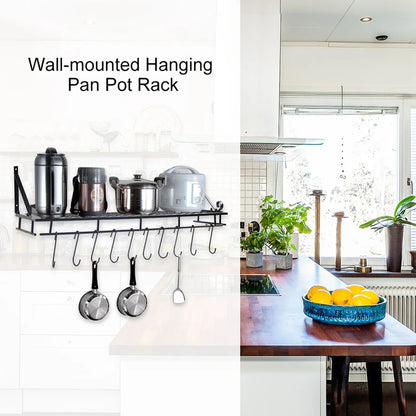 Wall Mounted Pot Pan Rack