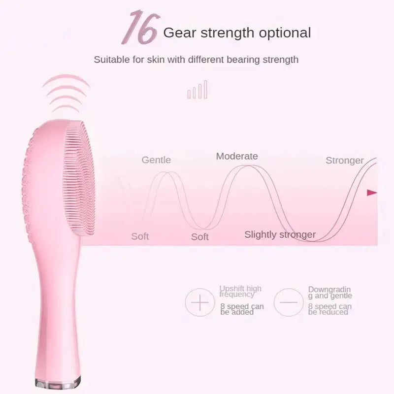Electric Sonic Facial Cleansing Brush