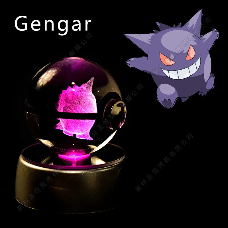 3D Pokémon Crystal Ball Lamp