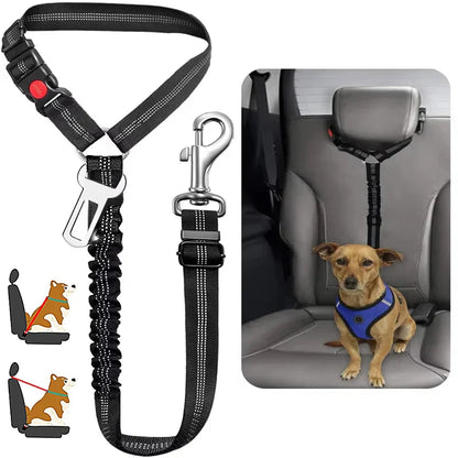 HOBBAGGO 2-in-1 Dog Harness Seatbelt