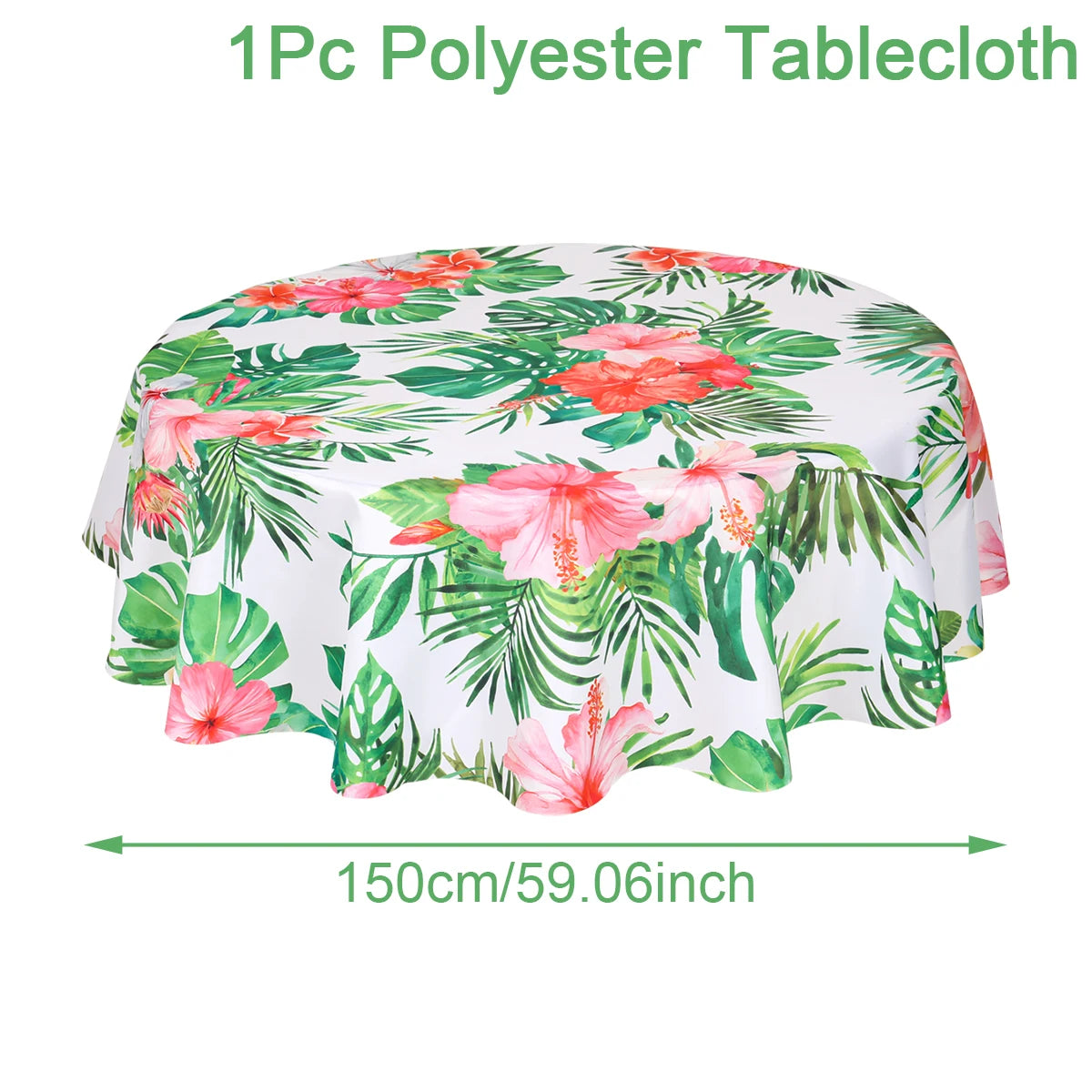 Hawaiian Luau Garland Party Tablecloth