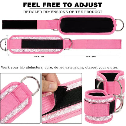 Fluorescent Adjustable Ankle Straps