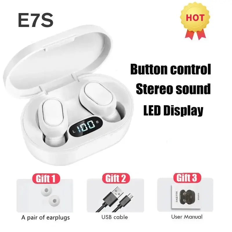 E7S TWS Wireless Bluetooth Earphones