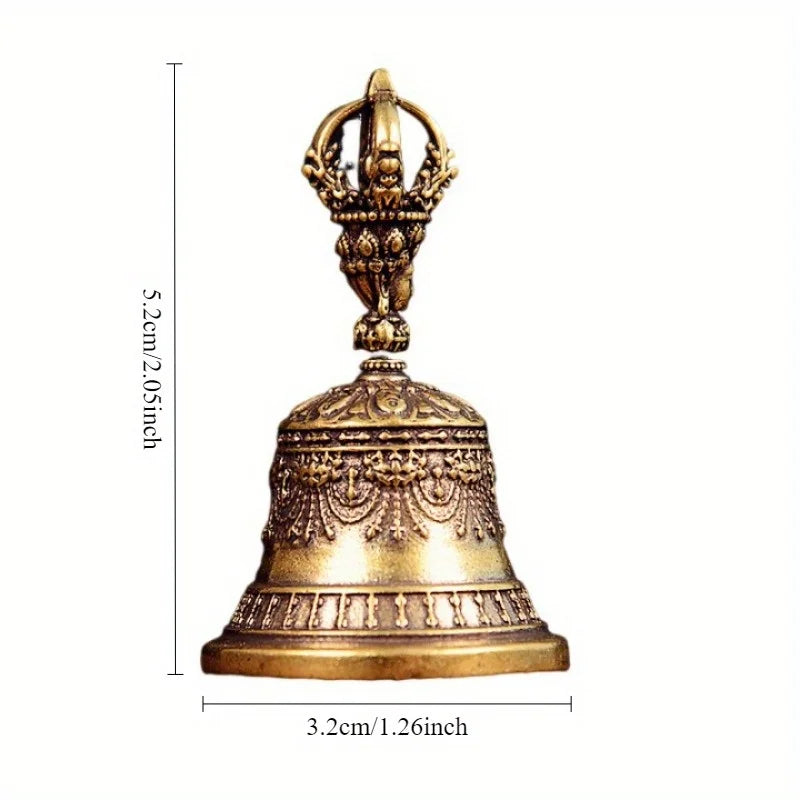 Tibetan Brass Handicraft Bronze Bell