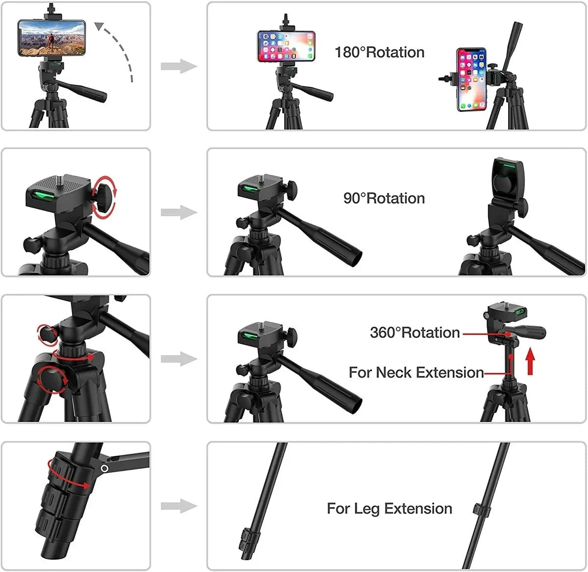 100cm Phone Tripod with Remote