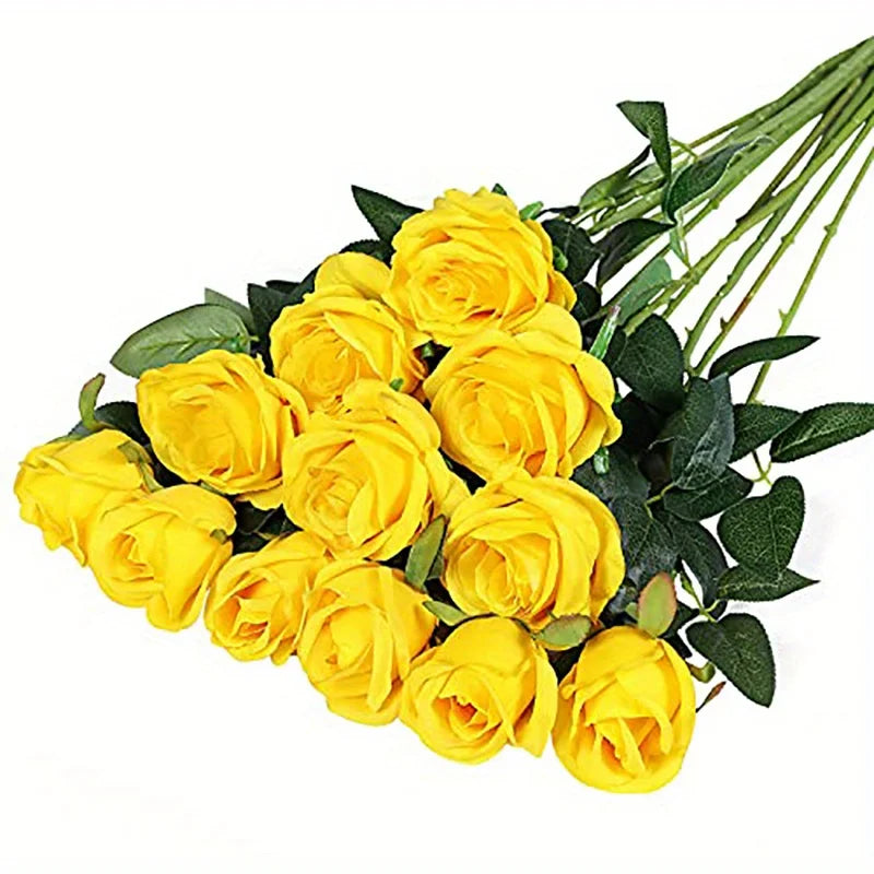 Realistic Artificial Rose Bouquet