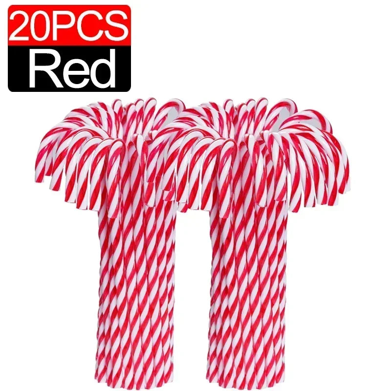 Plastic Candy Cane Tree Ornaments
