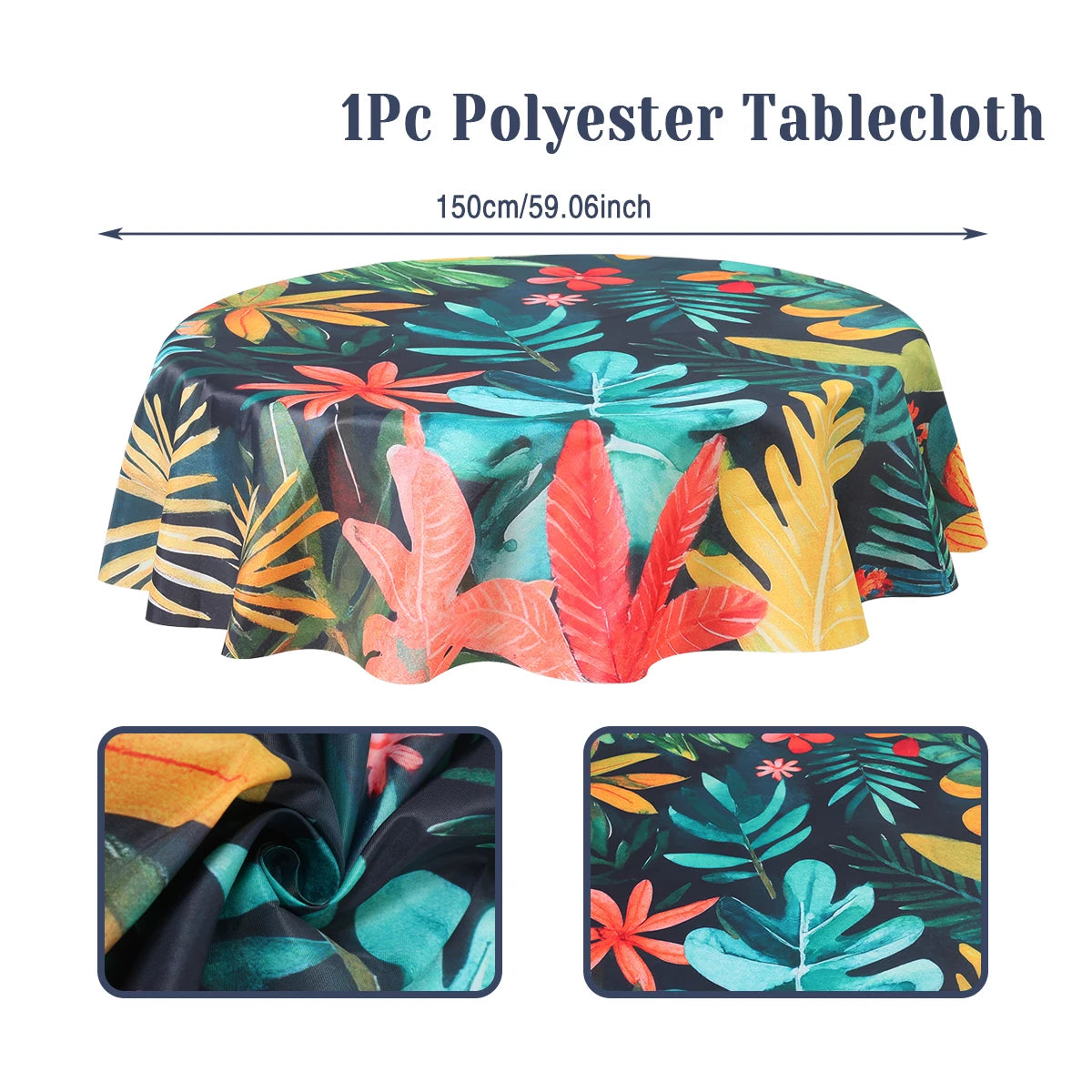 Hawaiian Luau Garland Party Tablecloth