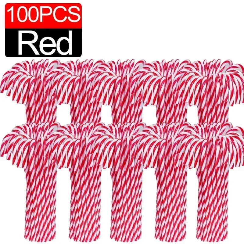 Plastic Candy Cane Tree Ornaments