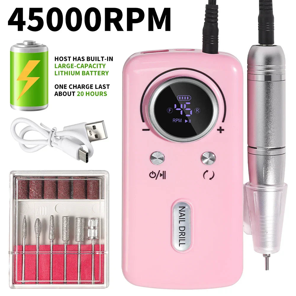 Portable Electric Nail Drill Machine