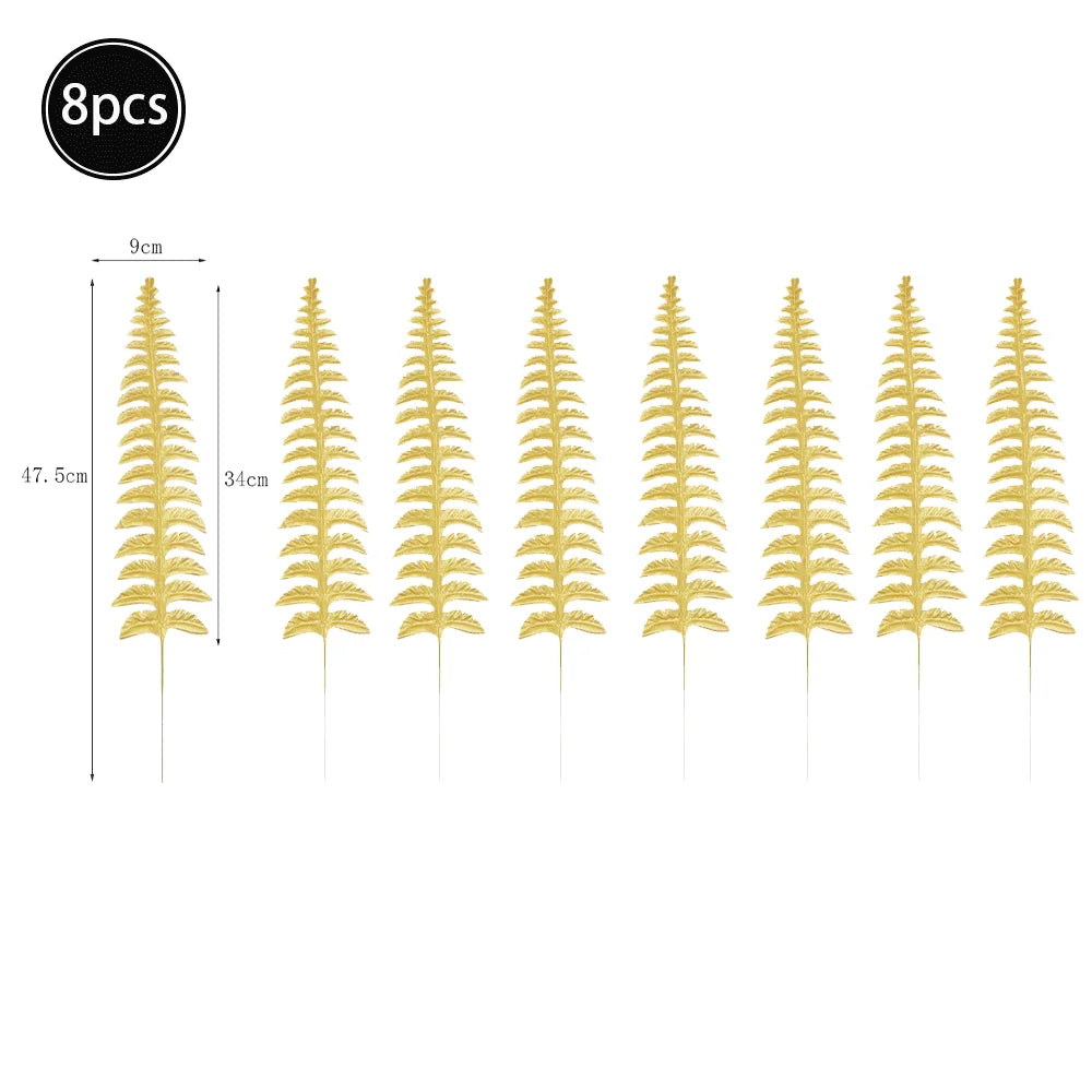 Artificial Tropical Palm Monstera Leaves