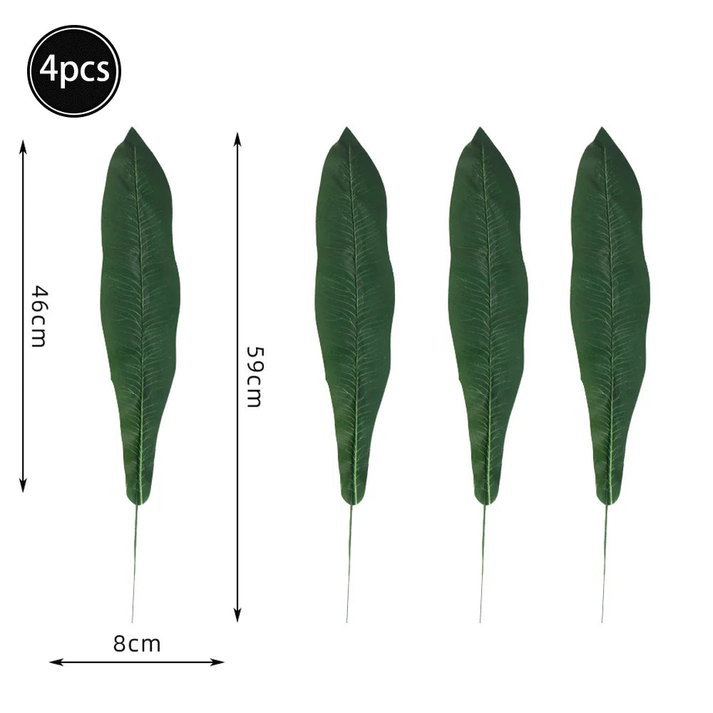 Artificial Tropical Palm Monstera Leaves