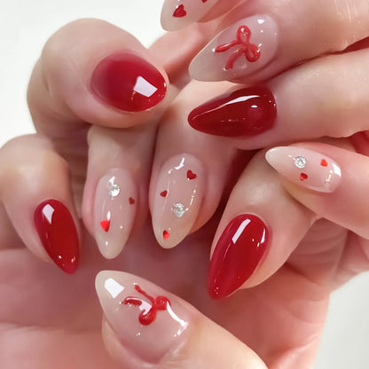 24Pcs Sweet Press-On Nail Set