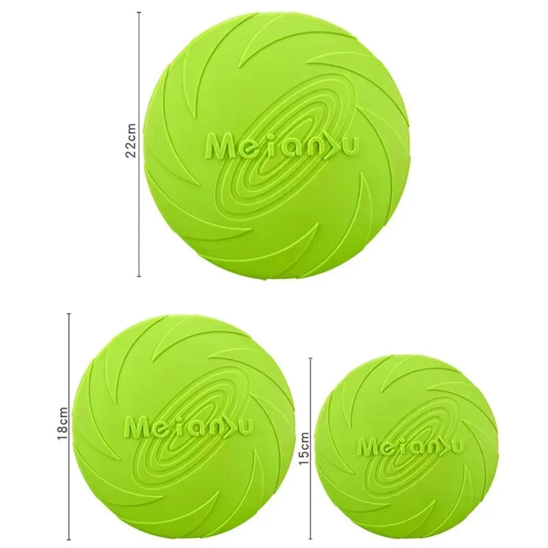 Silicone Dog Flying Disk Toy