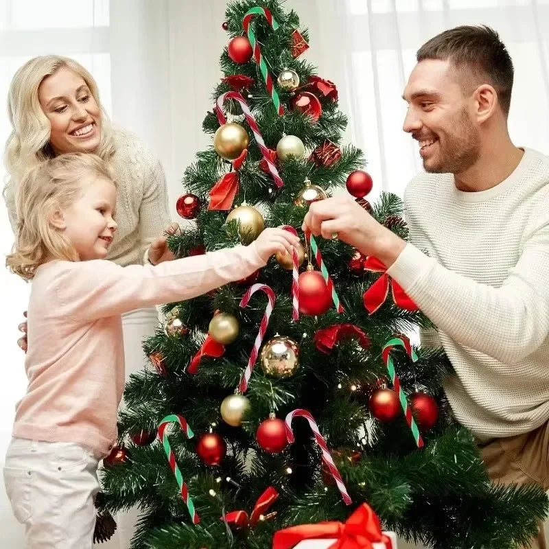 Plastic Candy Cane Tree Ornaments
