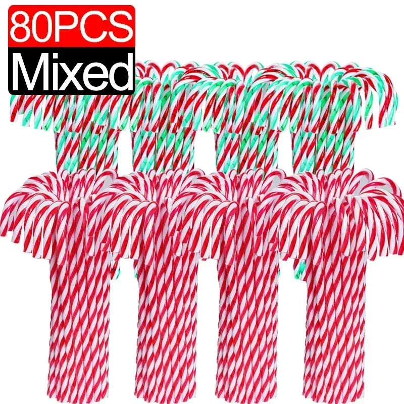 Plastic Candy Cane Tree Ornaments