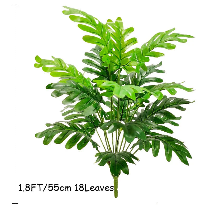 Large Artificial Monstera Tree