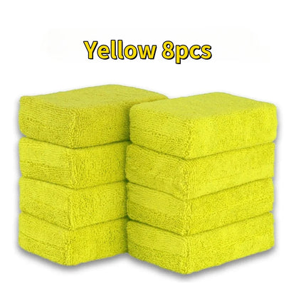 8PCS Microfibre Car Wax Pads