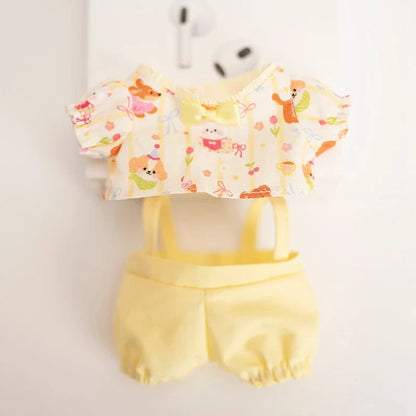 Yoocour Labubu Yellow Cartoon Outfit Set