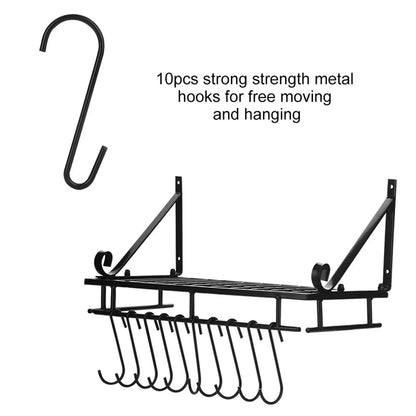 Wall Mounted Pot Pan Rack