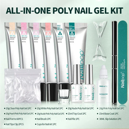 Poly Nail Extension Gel Kit