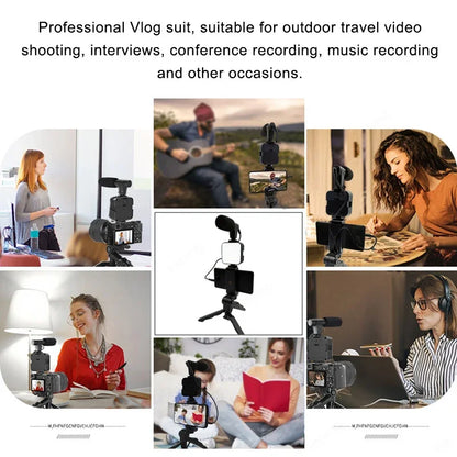 Smartphone Vlogging Kit with Tripod