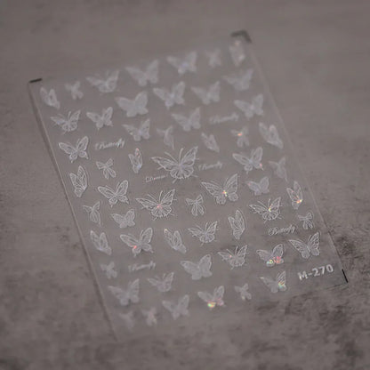 NAILFYOU Kawaii Butterfly Nail Stickers