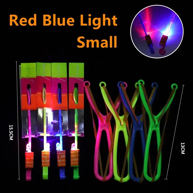 LED Rocket Helicopter Flying Toy