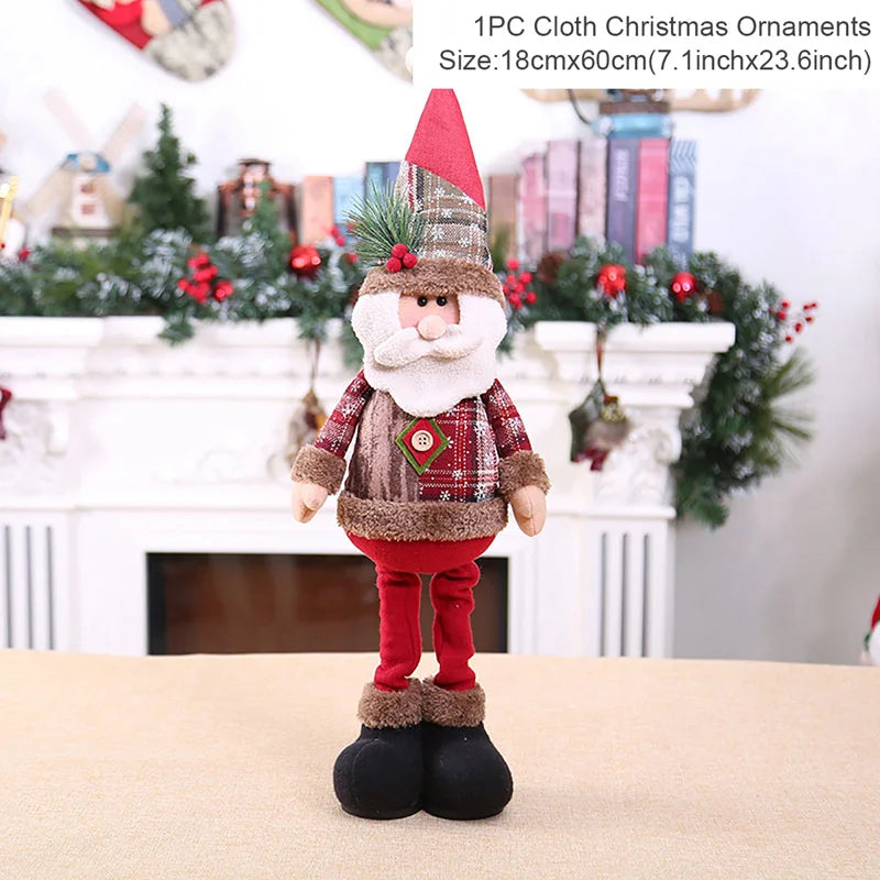Christmas Santa Doll Home Decor