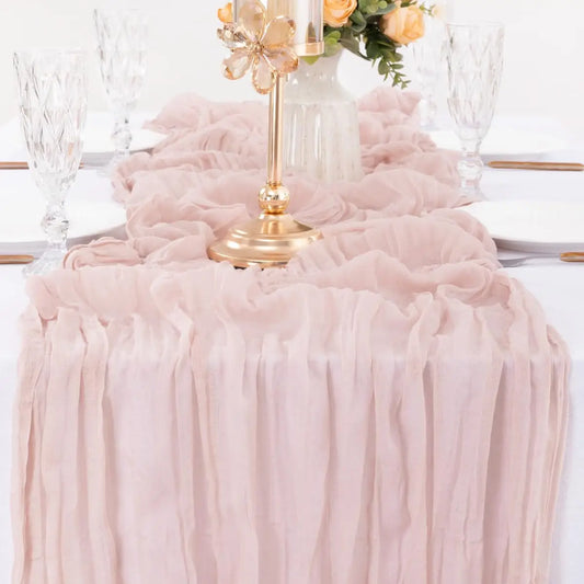 Dusty Pink Wedding Table Runner